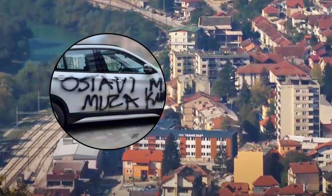 (FOTO) OSVETA PREVARENE SRPKINJE Žena u naletu bijesa unakazila auto ljubavnice njenog muža: Uputila joj teške riječi