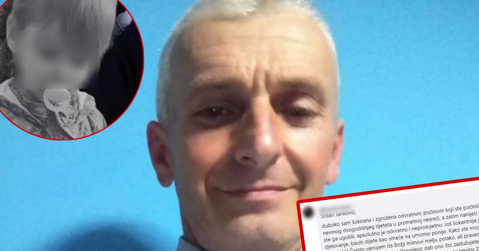 (FOTO) "BOŽIJI MLINOVI MELJU POLAKO, ALI PRAVEDNO" Profil osumnjičenog za ubistvo male Danke preplavljen porukama građana: Monstrume, čudovište...