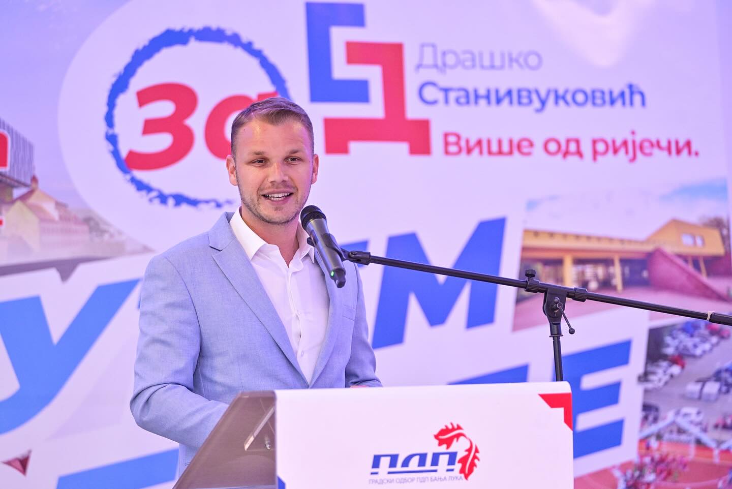 (FOTO) "BROJKE GOVORE VIŠE OD RIJEČI" Stanivuković tvrdi da je GO PDP Banjaluka ubjedljivo najjača politička organizacija u Srpskoj