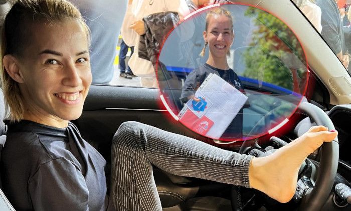 (FOTO) "OSTVARILA SAM JOŠ JEDAN CILJ" Dejana Bačko, koja je rođena bez ruku, položila vozački ispit