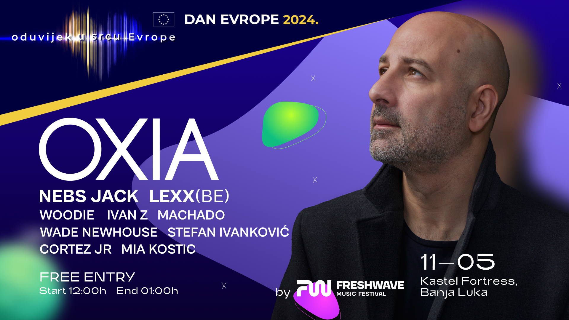 Dan Evrope i Freshwave: Oxia, Lexx i drugi na Kastelu!