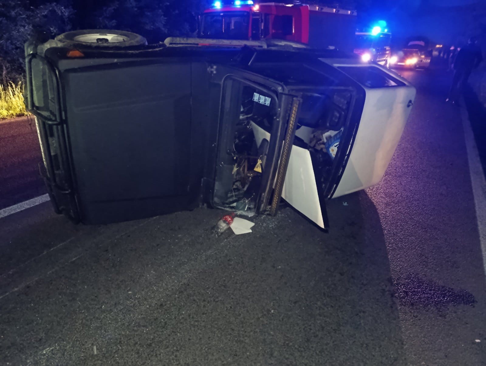 (FOTO) SAOBRAĆAJKA KOD BANJALUKE Automobil se prevrnuo, jedno lice povrijeđeno