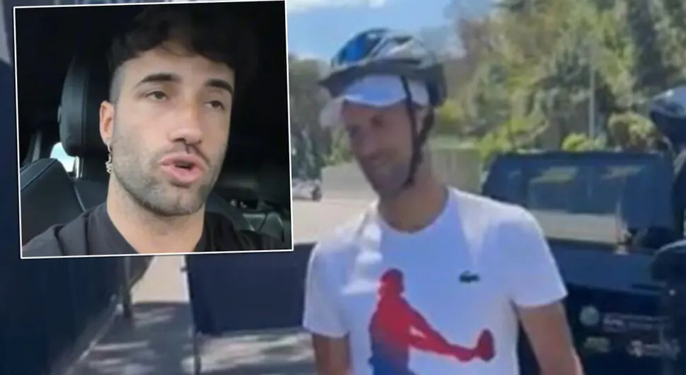 (FOTO) MARIO SE PONOVO OGLASIO Italijanski influenser zaprijetio Novaku: Baciću ranac na tebe