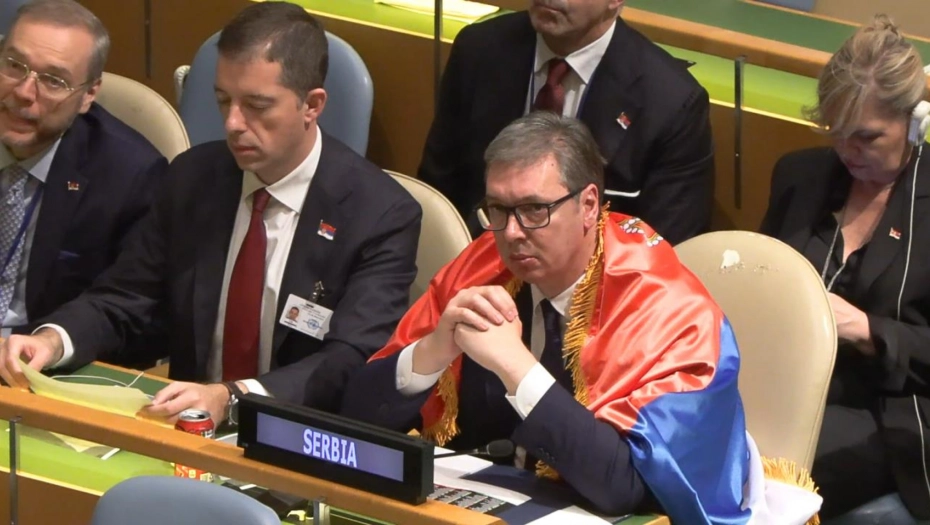 VUČIĆ SE PO DRUGI PUT OBRATIO GENERALNOJ SKUPŠTINI UN-a Predsjednik Srbije upozorio javnost na važnu stvar nakon usvajanja Rezolucije o Srebrenici