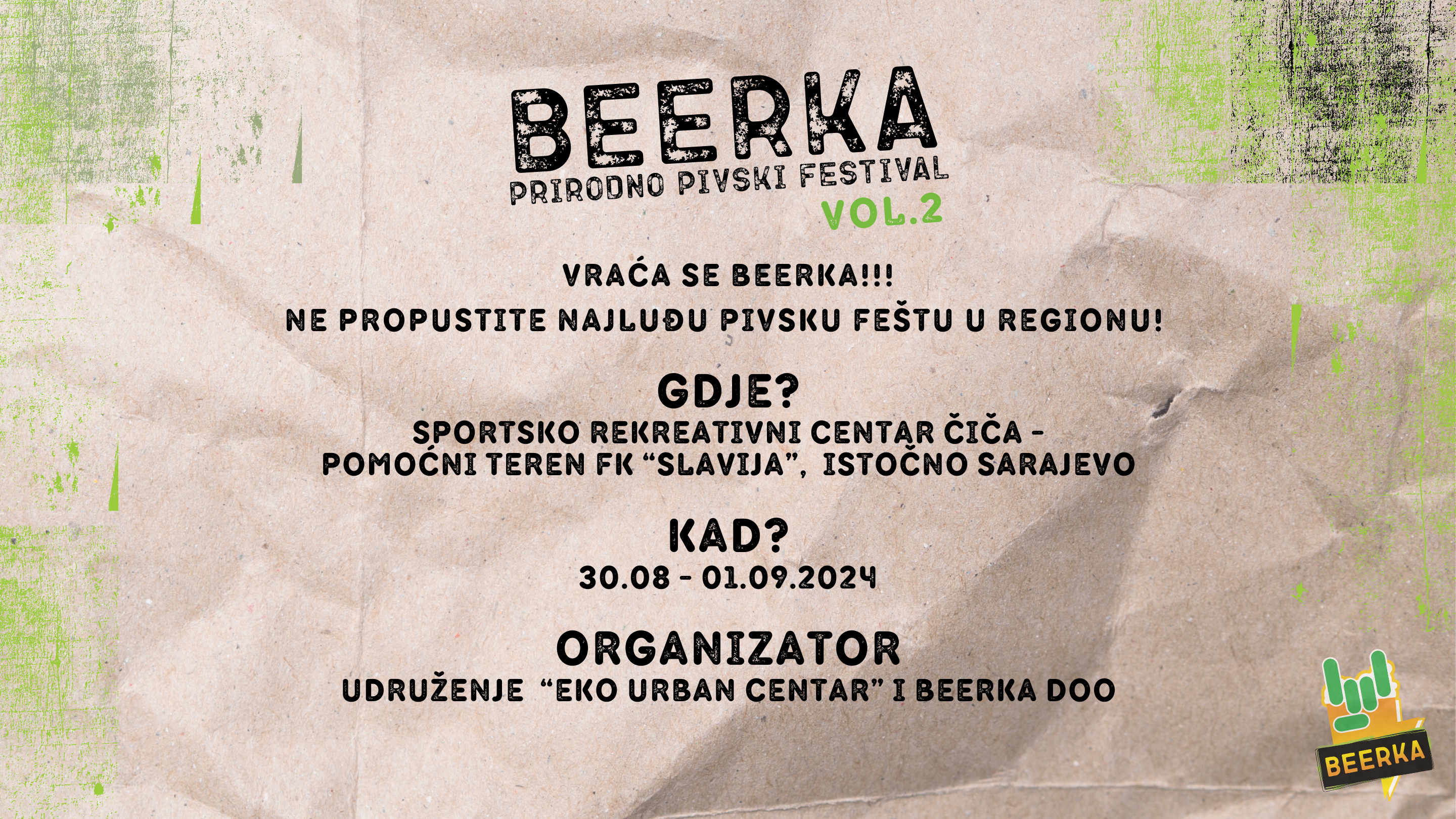Beerka festival ovog ljeta 30. i 31. avgusta!
