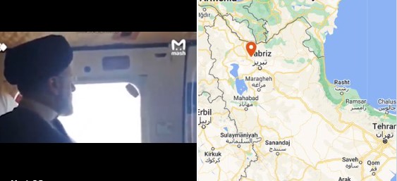(FOTO/VIDEO) "PLAŠIMO SE DA MU JE ŽIVOT U OPASNOSTI" Posljednja slika helikoptera iranskog predsjednika, u toku potraga za Raisijem