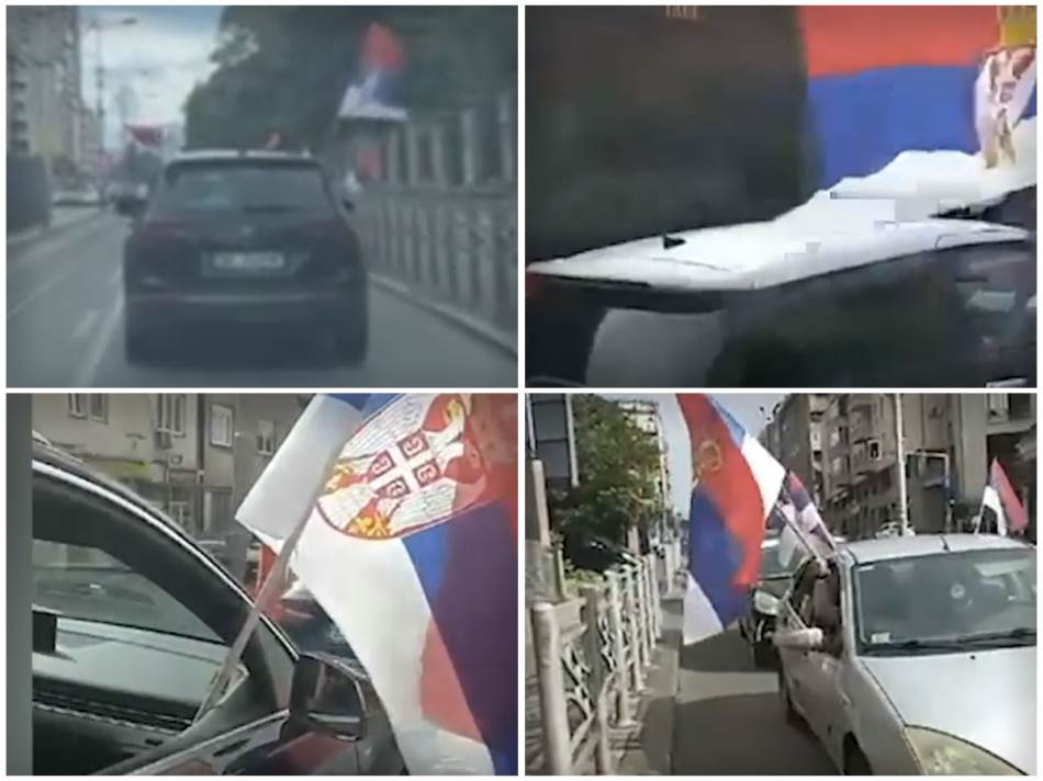 BROJNI BEOGRAĐANI NA ULICAMA NAKON USVAJANJA REZOLUCIJE Kolona podrške krenula sa Voždovca ka trgu Slavija