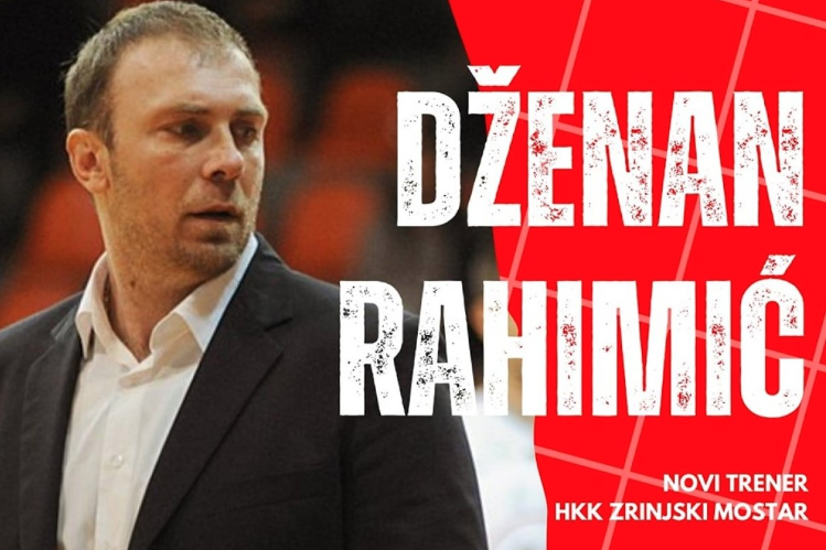 UGOVOR NA DVIJE GODINE Dženan Rahimić novi trener košarkaša Zrinjskog