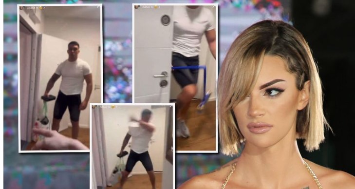 NOVI JEZIV SNIMAK NASILJA IZMEĐU TARE I DANILA Ona ga moli da izađe iz stana, on lomi sve i nasrće na nju