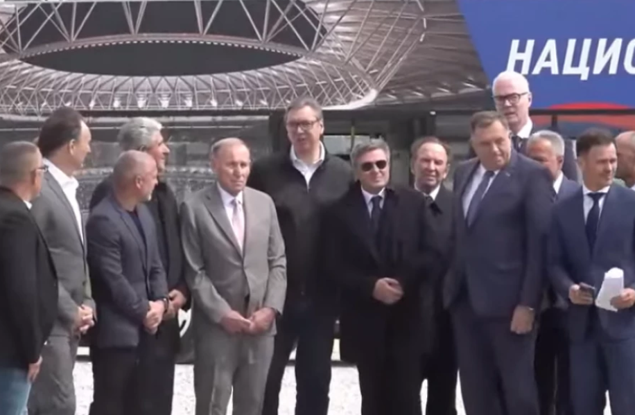 VUČIĆ OBJELODANIO DIVNE VIJESTI NA OTVARANJU STADIONA Finale Lige Evrope 2028. godine u Beogradu