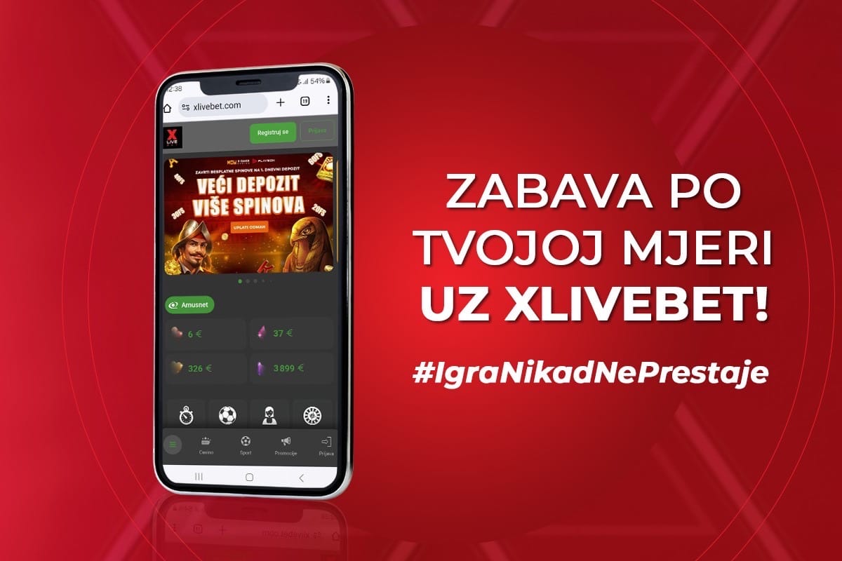 VEĆI DEPOZIT, VIŠE SPINOVA! XliveBet te časti do kraja maja, uz besplatne spinove!
