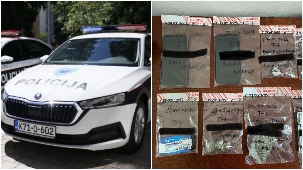 UHAPŠENA BRAĆA IZ MOSTARA Kod dvojca pronađena veća količina heroina i spida