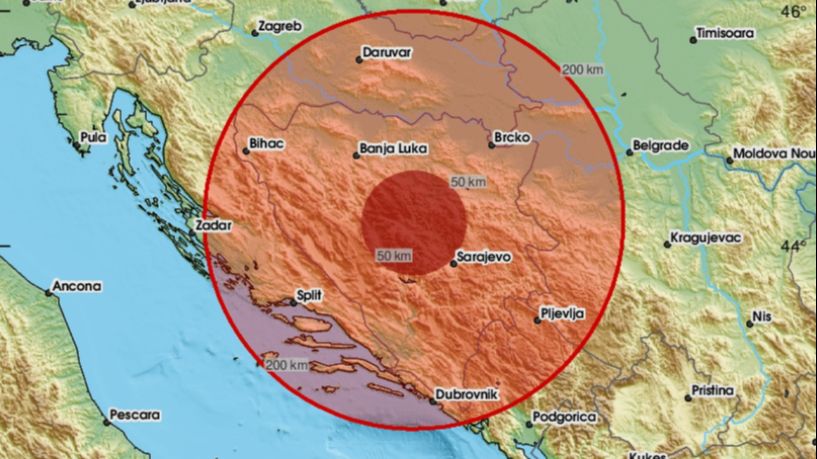 JAVLJA EMSC BiH pogodio snažan zemljotres