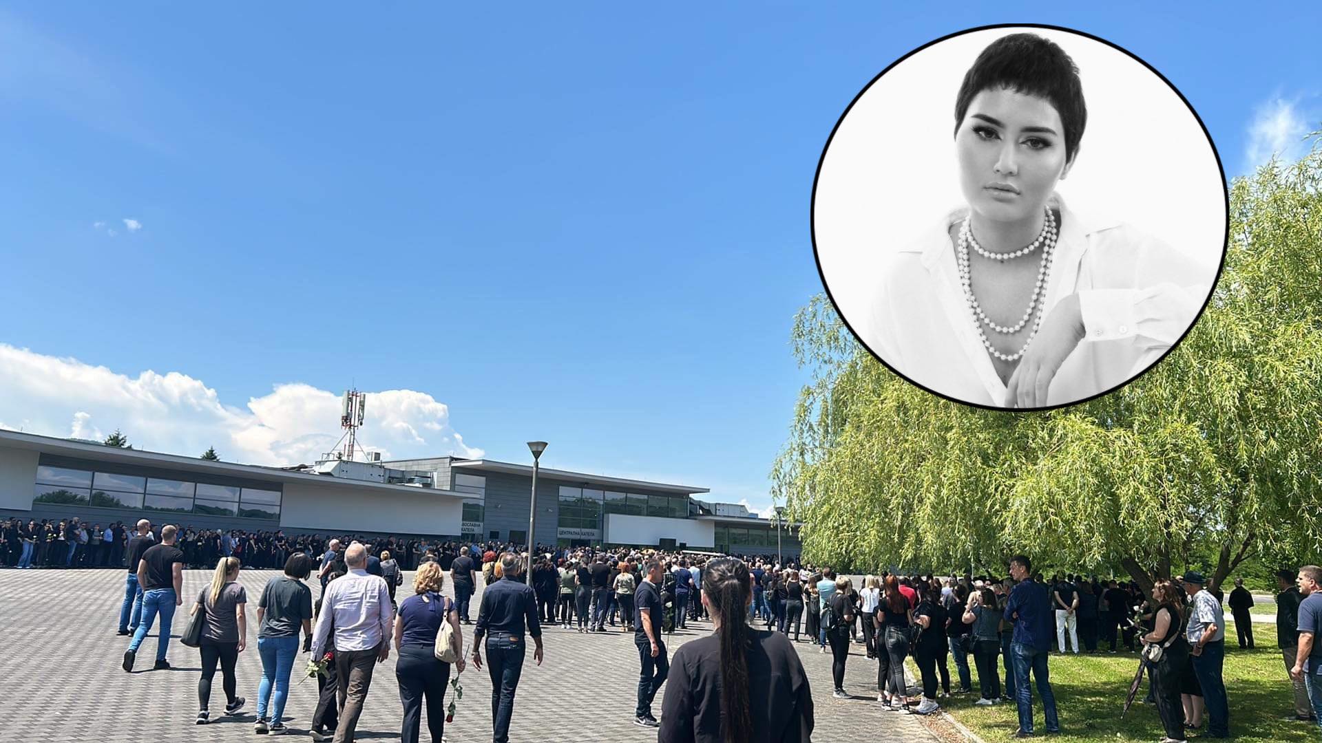 (FOTO) TUŽAN DAN ZA BANJALUKU Sahranjuje se Katarina Trivić (21): Rijeka ljudi došla da Banjalučanku isprati na vječni počinak