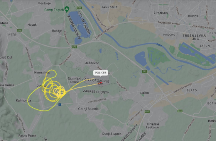 LOCIRAN AVION KOJI SE SRUŠIO KOD ZAGREBA Sve spasilačke ekipe idu ka unesrećenima
