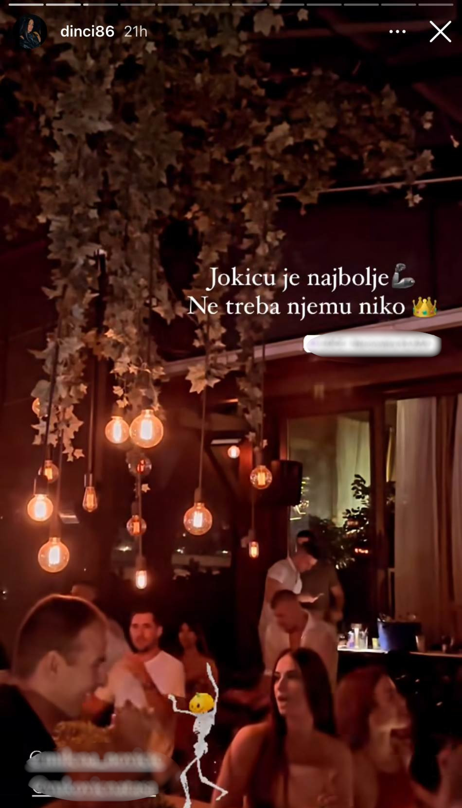 "NJEMU NIKO NE TREBA" Nikola Jokić bio najveseliji na nastupu Zorice Brunclik 
