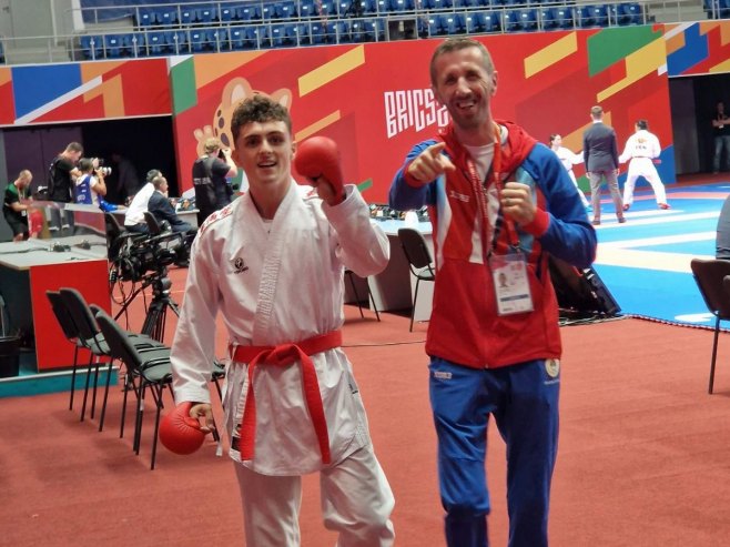 PONOS SRPSKE! Mladi karatista Pavle Dujaković donio prvu medalju reprezentaciji RS u Kazanju