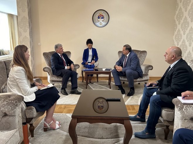 DODIK SA ЈENČOM Srpska spremna da razgovara sa svima, ali ne prihvata nametanja