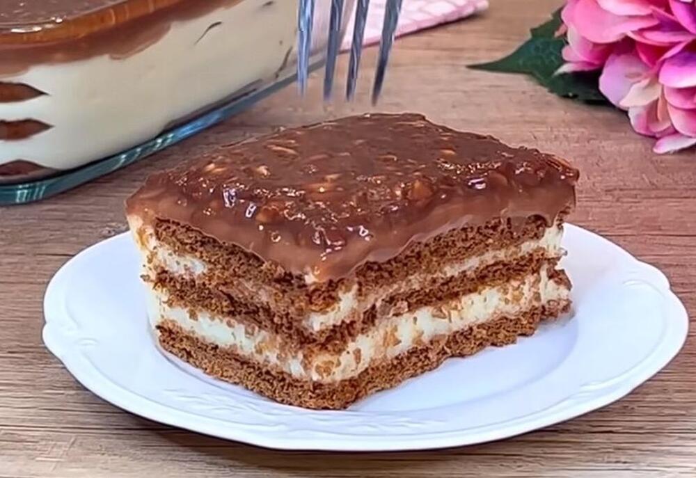 NAJBRŽA KEKS TORTA NA SVIJETU Za ovo kremasto zadovoljstvo vam ne trebaju ni mikser ni rerna