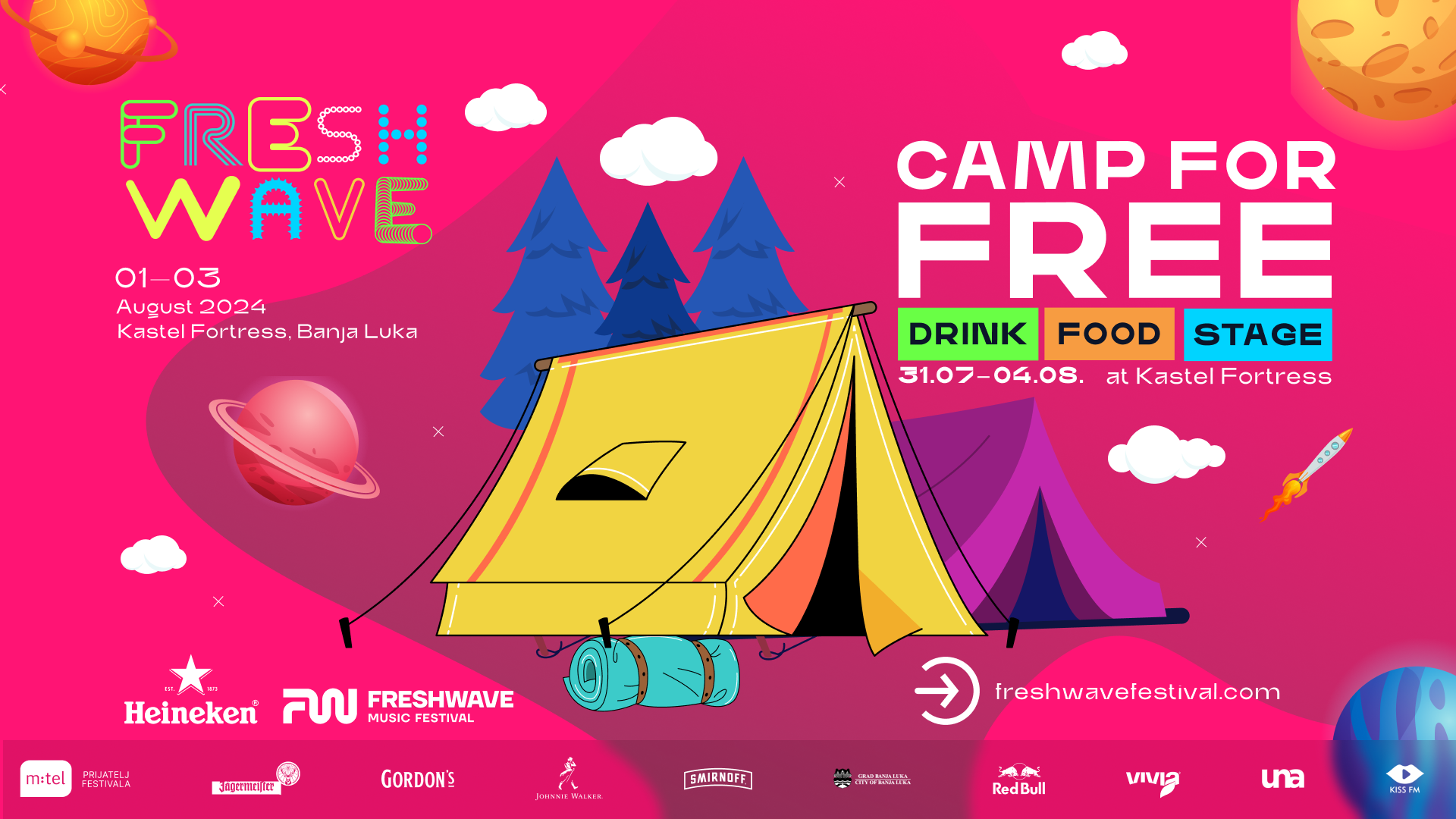 (FOTO) Freshwave 2024: Dobrodošli u festivalski kamp!