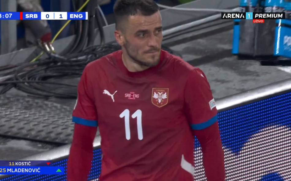 UDARAC U KOLJENO BIO KOBAN Filip Kostić završio Evropsko prvenstvo, nakon povrede u suzama napustio teren