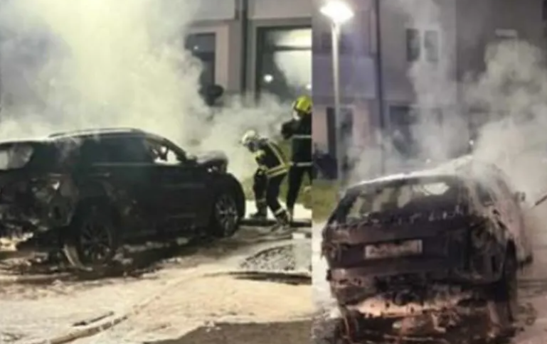 (VIDEO) POLICIJA NA NOGAMA Zapaljen automobil na Palama