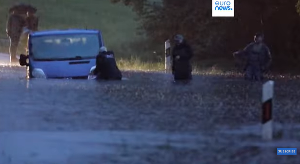 OBJAVLJENI DRAMATIČNI SNIMCI Poplave u Njemačkoj: Obustavljen željeznički saobraćaj između Minhena i Štutgarta
