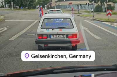 (FOTO) JUGOM NA EURO! Za Srbe prepreka nema! Uprkos svim preprekama stigli na EP