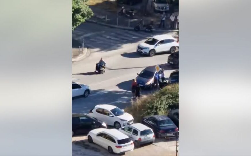 (VIDEO) "BIO JE TOTALNI NERED" Nakon sudara u Splitu nastao haos, hrabri Andrija u kolicima spasio situaciju