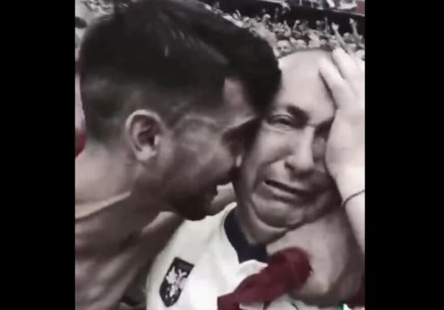(VIDEO) PJEVAČ RONI SUZE NA UTAKMICI Đani zaplakao kao malo dijete kada su Orlovi dali gol protiv Slovenije