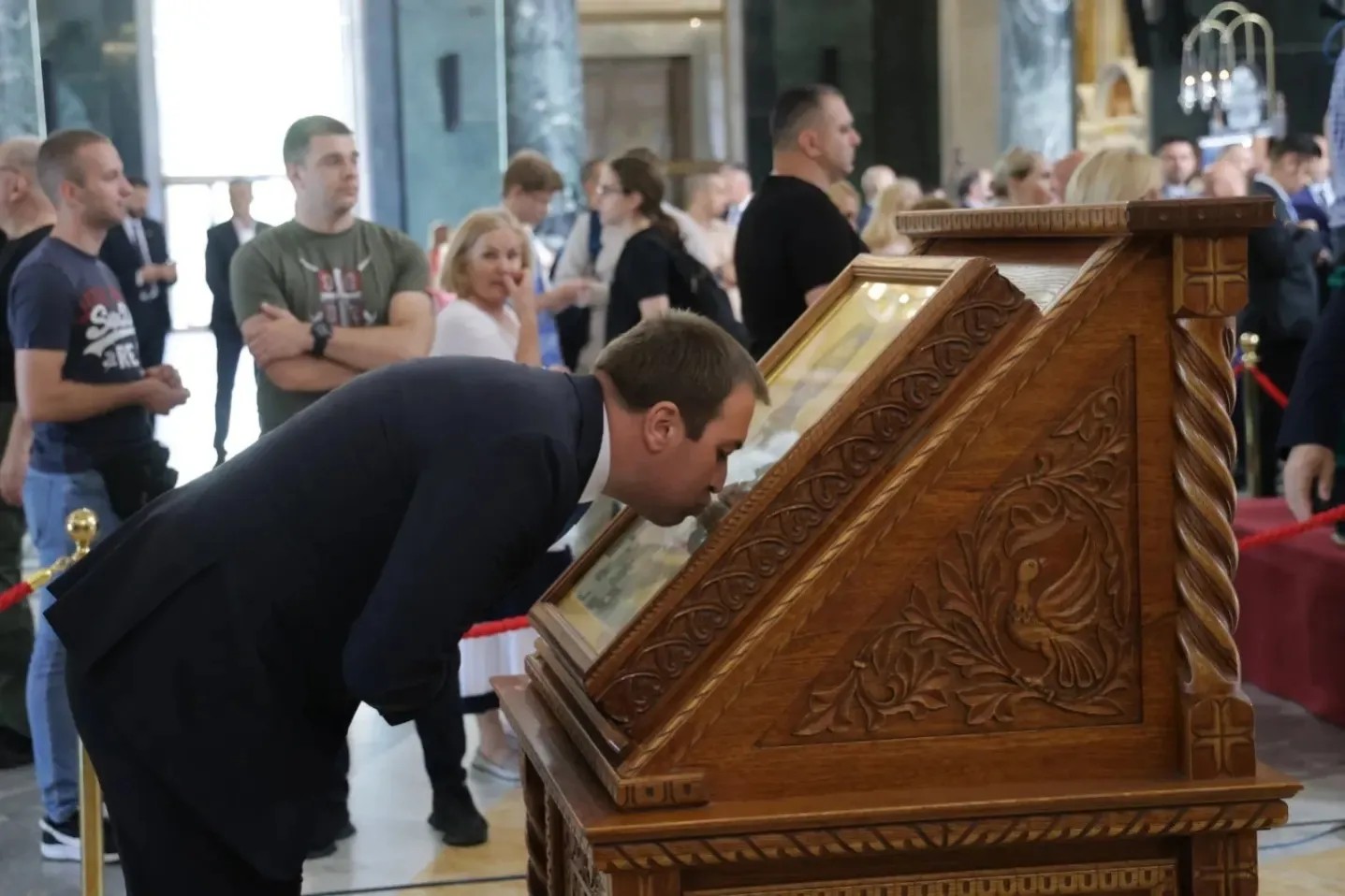 (FOTO) GORAN SELAK NA SVEČANOSTIMA U BEOGRADU "Divno je biti dio generacije Srba koja je dočekala Svesrpski sabor"