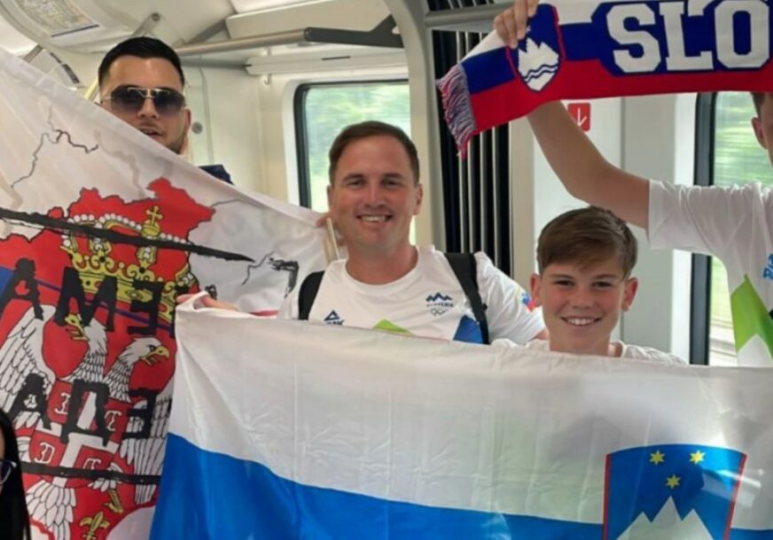 VEĆ KRENULO OKUPLJANJE U MINHENU Slovenci i Srbi zajedno dolaze na meč - bratska atmosfera