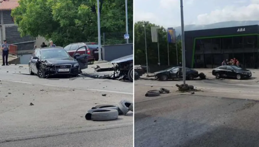 HITNA POMOĆ NA LICU MJESTA Teška nezgoda u BiH, dijelovi vozila rasuti po putu