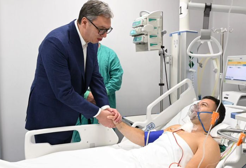 (FOTO) OBRATIO SE VUČIĆ POVODOM TERORISTIČKOG NAPADA Zvaničnici Srbije pokazali fotografiju žene napadača "Sada ih lovimo"