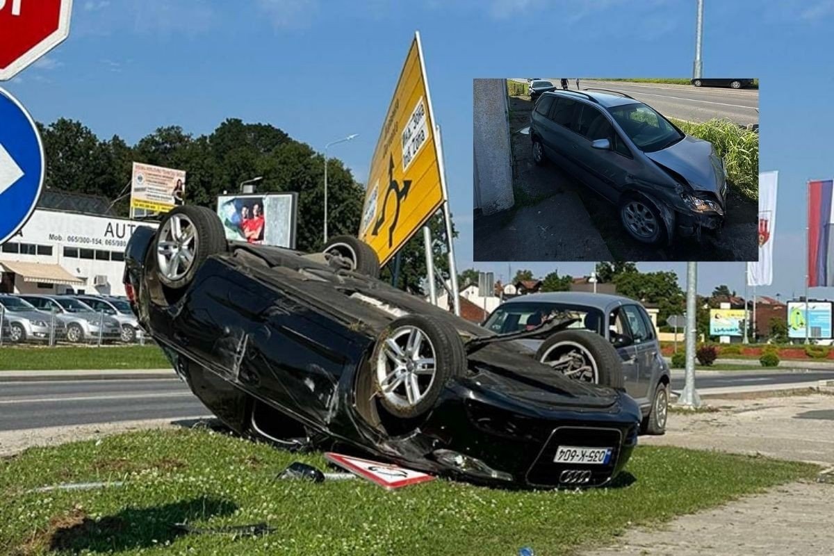 (VIDEO) OBJAVLJEN SNIMAK STRAVIČNOG UDESA U PRNJAVORU Pješak za dlaku izbjegao smrt