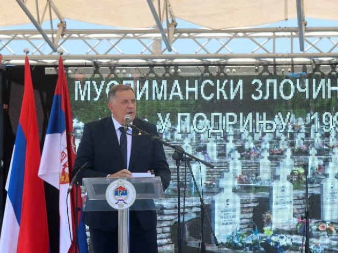 "ZA SRBE MIR JE JEDINA OPCIJA, ALI..." Dodik na obilježavanju stradanja Srba Srednjeg Podrinja i regije Birač