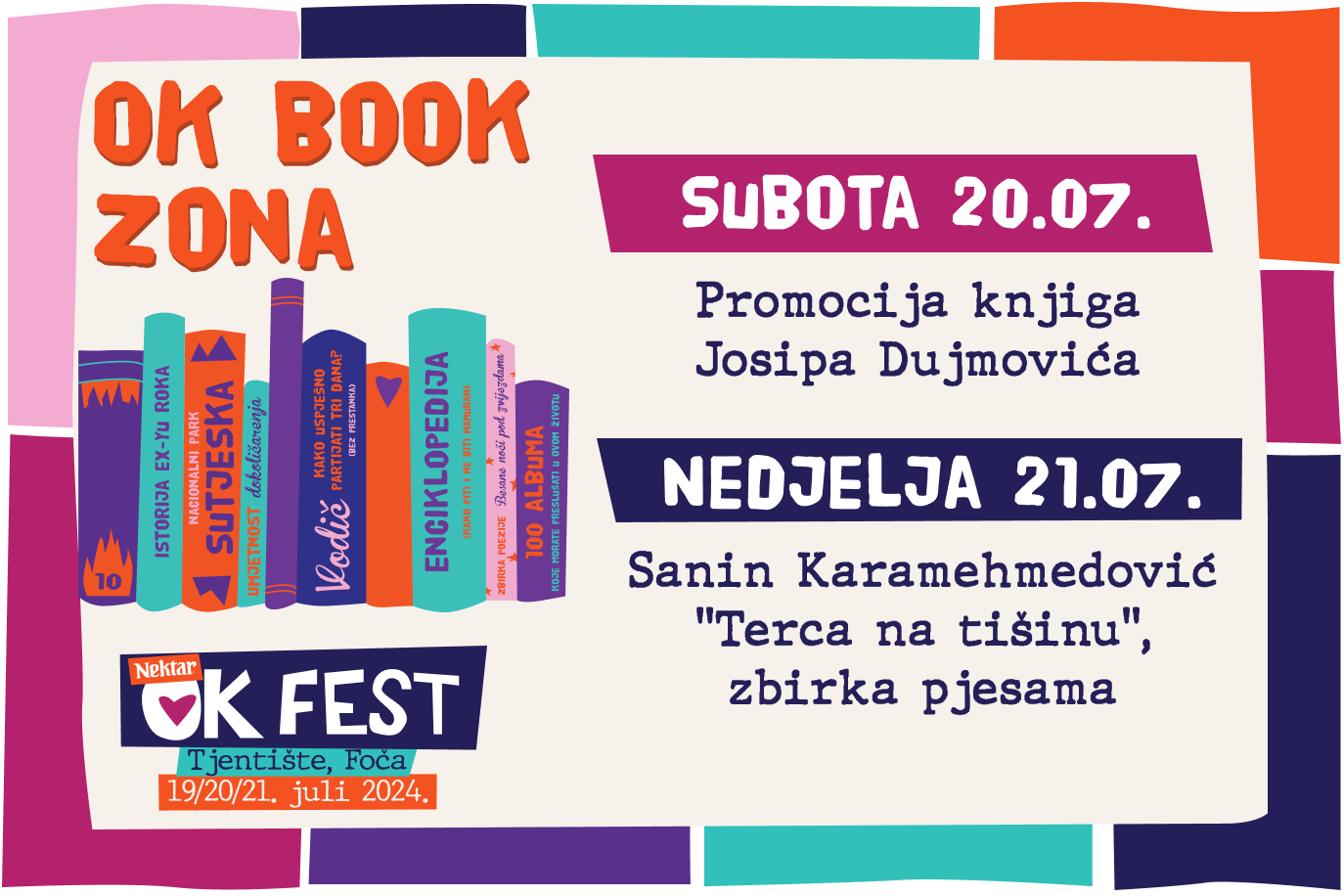 OK Book zona – promocije knjiga i druženje sa autorima