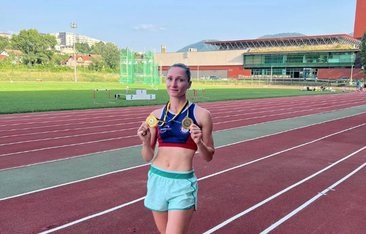 PONOS PRNJAVORA! Gajićeva dvostruka šampionka BiH: Nisam se nikada pokajala što sam se počela baviti atletikom