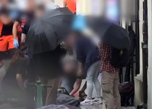 (VIDEO) NESVAKIDAŠNJI PRIZOR Djevojka hodala ulicom, pa joj na glavu pao njemački ovčar