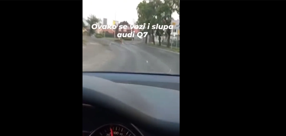 (VIDEO) POHVALIO SE NA DRUŠTVENIM MREŽAMA Vozio ''100 na sat'' kroz centar Bijeljine