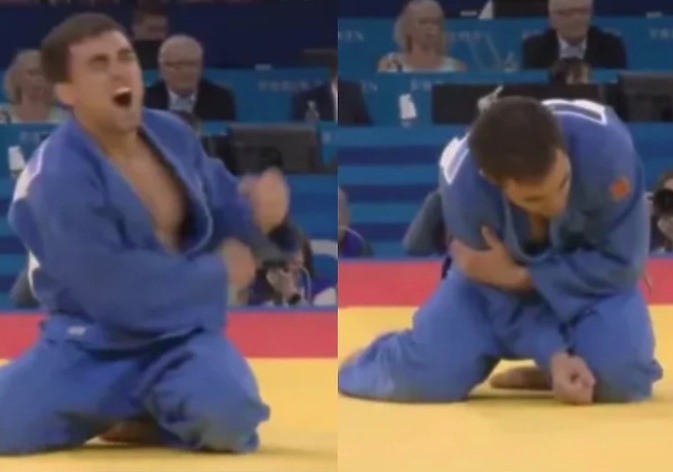 "BOLAN SNIMAK" SA OI Teško se povrijedio slaveći medalju: Euforija pa bolan krik