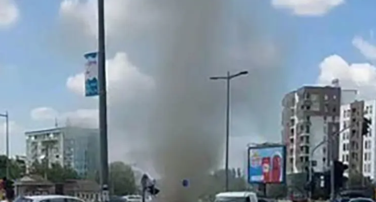 OBJAVLJEN JEZIV VIDEO ''Pustinjski đavo'' u Novom Sadu: Vrtlog usred grada uplašio građane