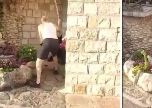 OBJAVLJEN JEZIV VIDEO Livnjak brutalno tukao psa, komšije sve snimile i predale policiji