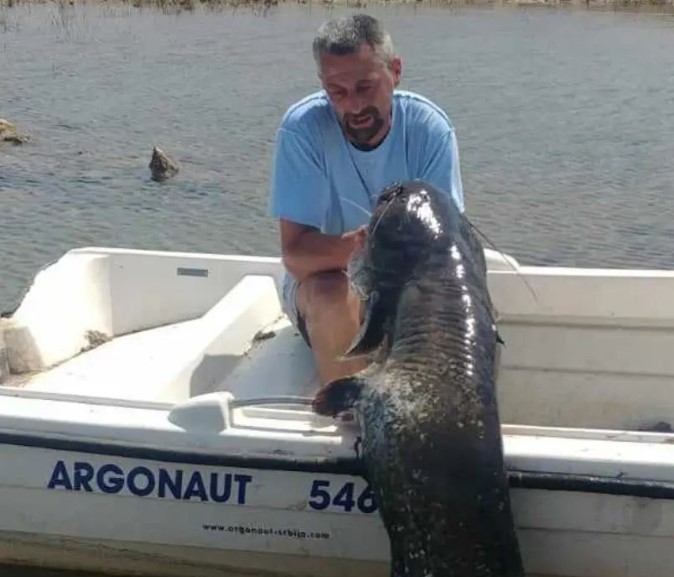 "BORBA JE TRAJALA 40 MINUTA" Trebinjac ulovio soma od 58 kilograma u Bilećkom jezeru