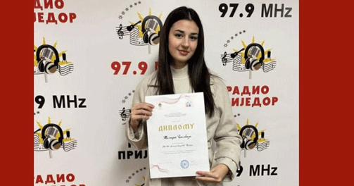 "MOJA REPUBLIKA SRPSKA" Tamara Bilbija iz Prijedora dobitnica nagrade "Zmijanjče"
