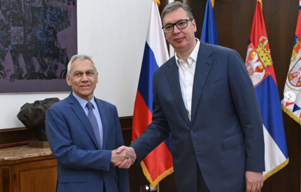 VUČIĆ SE SASTAO SA BOCAN-HARČENKOM Hvala Rusiji na diplomatskoj podršci Srbiji