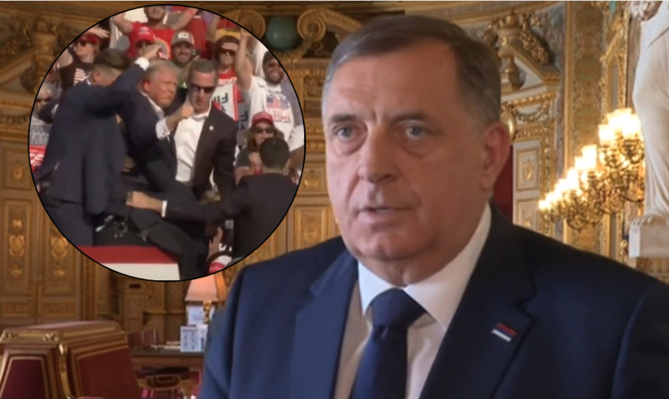 "NASILJE NIKADA NE BI TREBALO BITI ODGOVOR" Oglasio se Dodik povodom atentata na Donalda Trampa