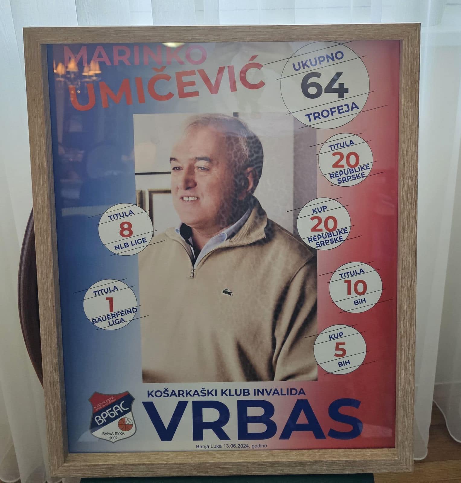 VITRINE PREPUNE TROFEJA Košarkaški klub invalia „Vrbas“ proslavlja 22. rođendan