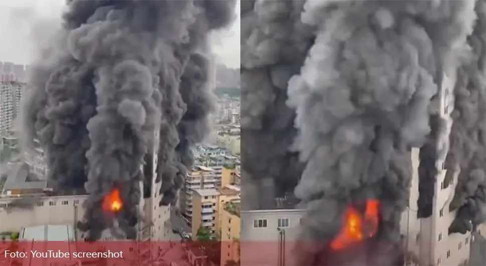 (VIDEO) UŽAS U KINI Veliki požar u tržnom centru odnio najmanje osam života