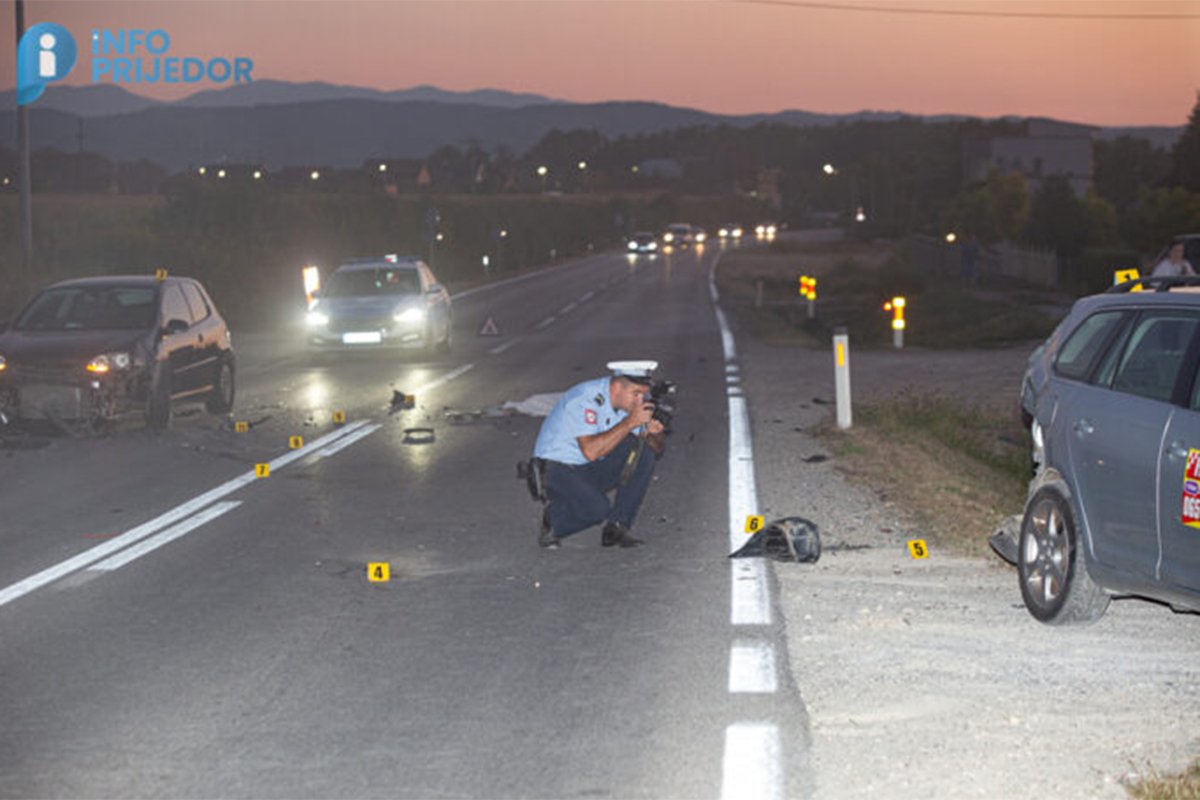 TRAGEDIJA KOD PRIJEDORA U stravičnom sudaru poginuo motociklista